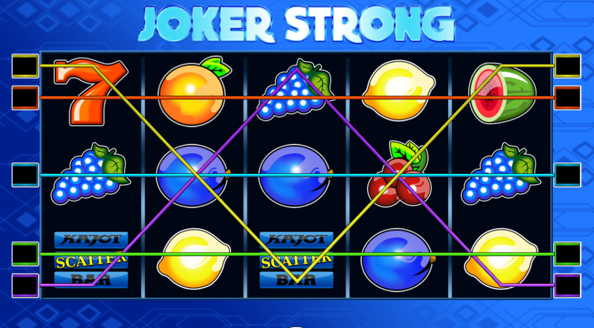 Joker Strong | Spousta výherních linií a bonusů
