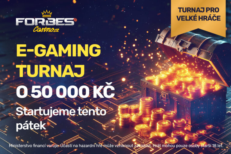 E-Gaming turnaj o 50 000 Kč na forbescasino.cz